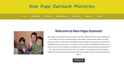 Desktop Screenshot of newhopeoutreach.org